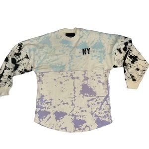 NWT Spirit Jersey NY Print Pullover, Size XS